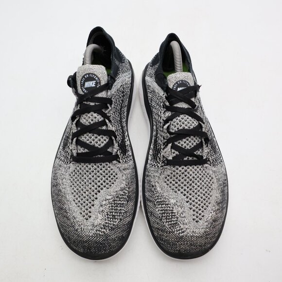 Nike Free RN Flyknit Shoes Men's 11 Gray Running Sneakers  Athletic 942838-101 - Picture 2 of 9